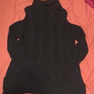 Grey off the shoulder sweater
